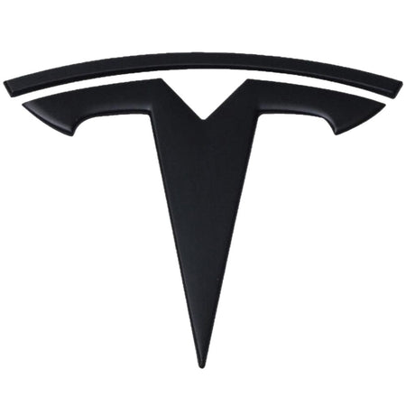 Tesla Model Y Front Hood Emblem Matte Black Frunk T Badge Upgrade
