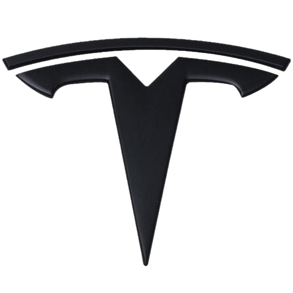 Tesla Model Y Front Hood Emblem Matte Black Frunk T Badge Upgrade