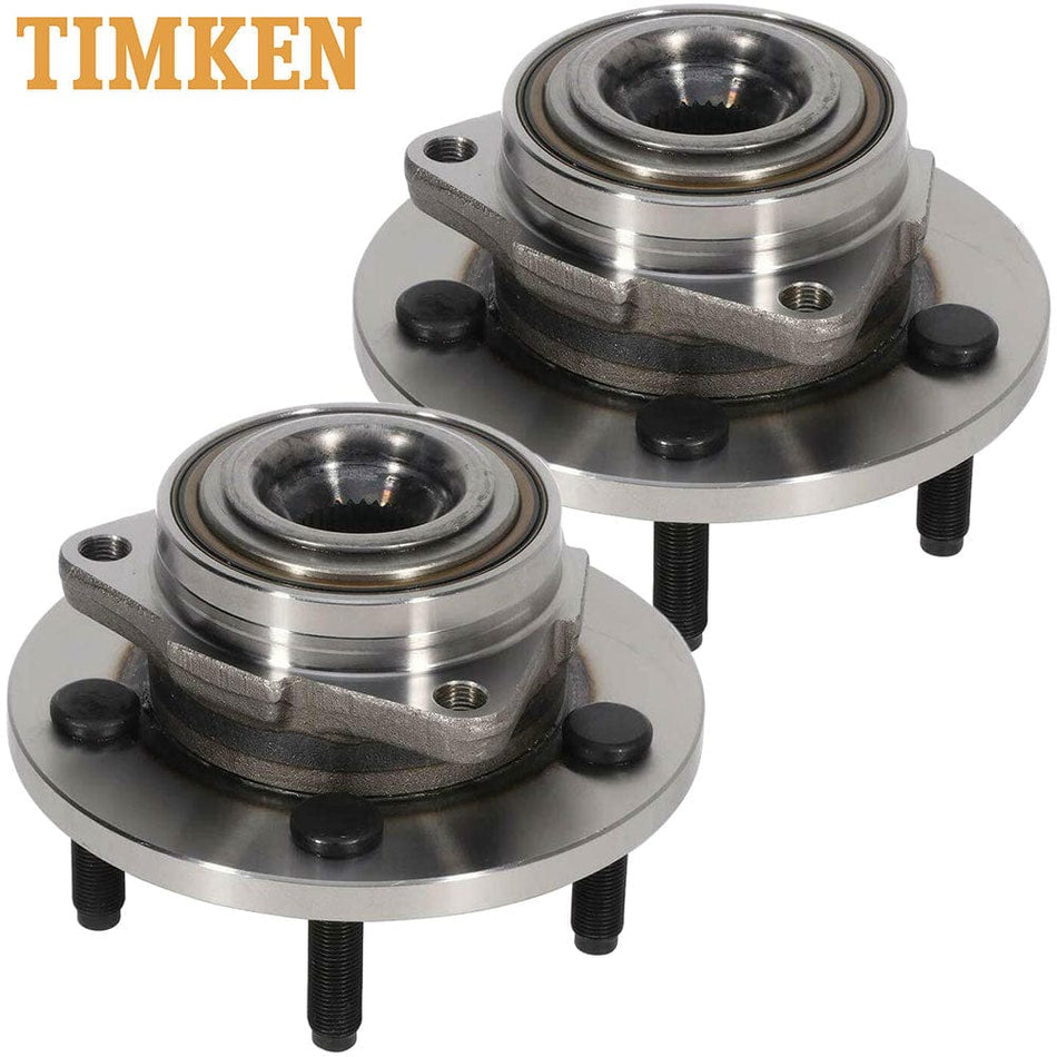TIMKEN TKHA590034 Front Wheel Bearing Fits 2005-2008 Dodge Dakota Raider Non-ABS 2WD (2 PACK)