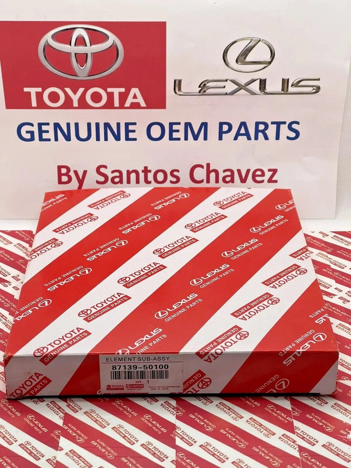 Toyota Genuine OEM Cabin Air Filter 87139-50100 for 2008-2022 Models