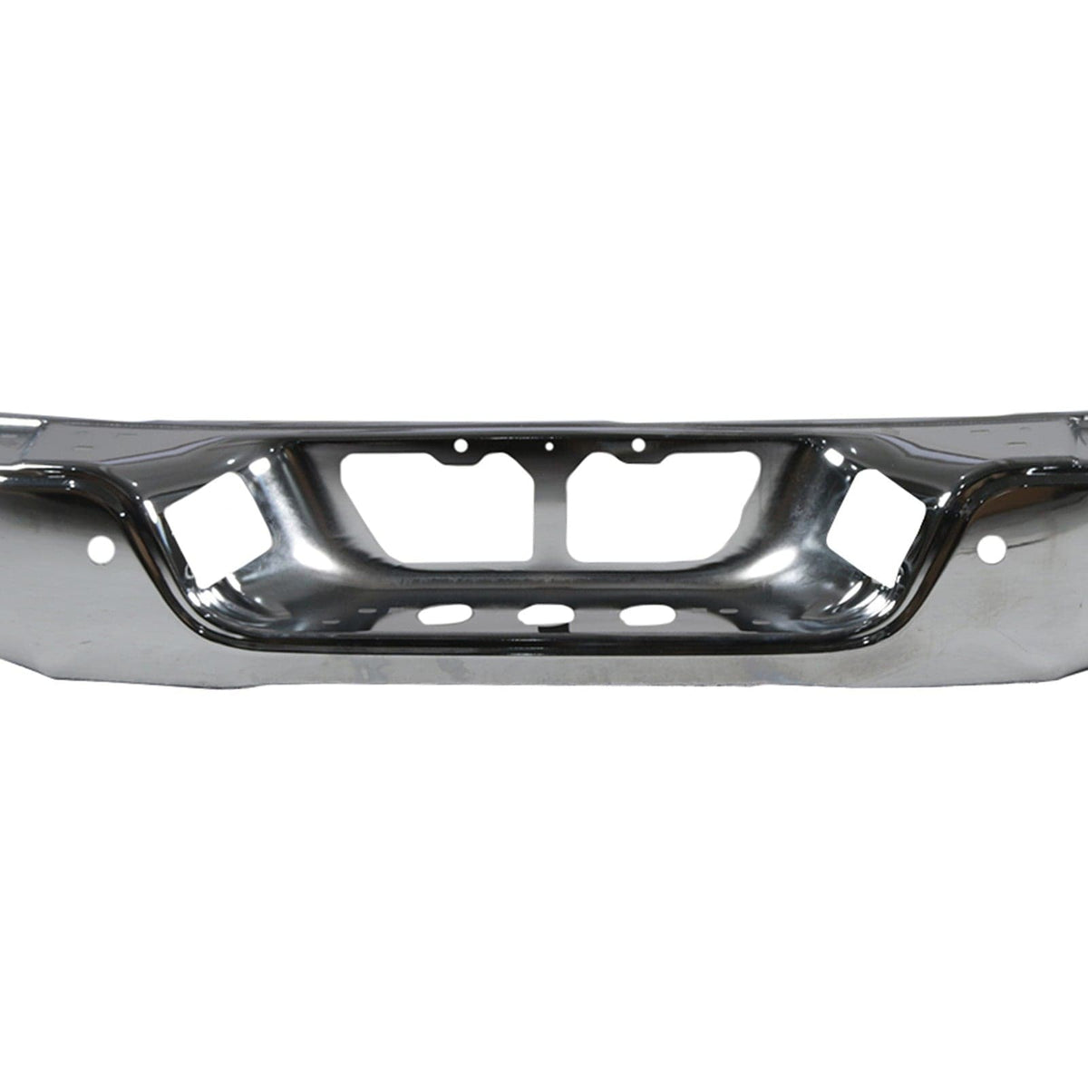 w/ Sensor Holes Chrome Rear Bumper Face Bar Fit For Toyota Tundra 2007-2013