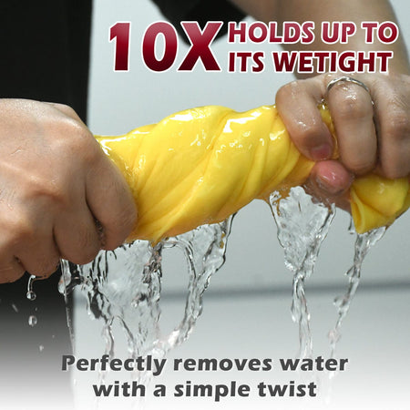 XL PVA Chamois Car Drying Towel 26x17" | Pro Auto Detailing with Storage Tube