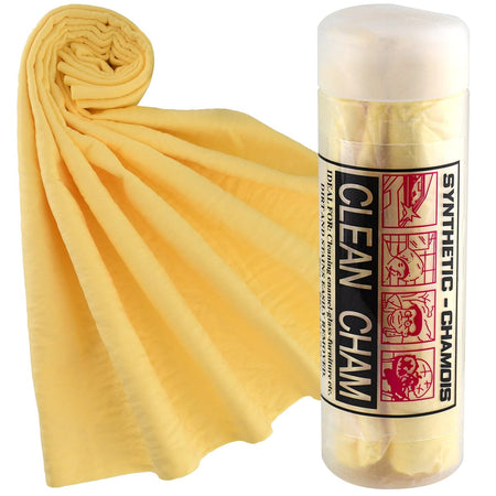 XL PVA Chamois Car Drying Towel 26x17" | Pro Auto Detailing with Storage Tube