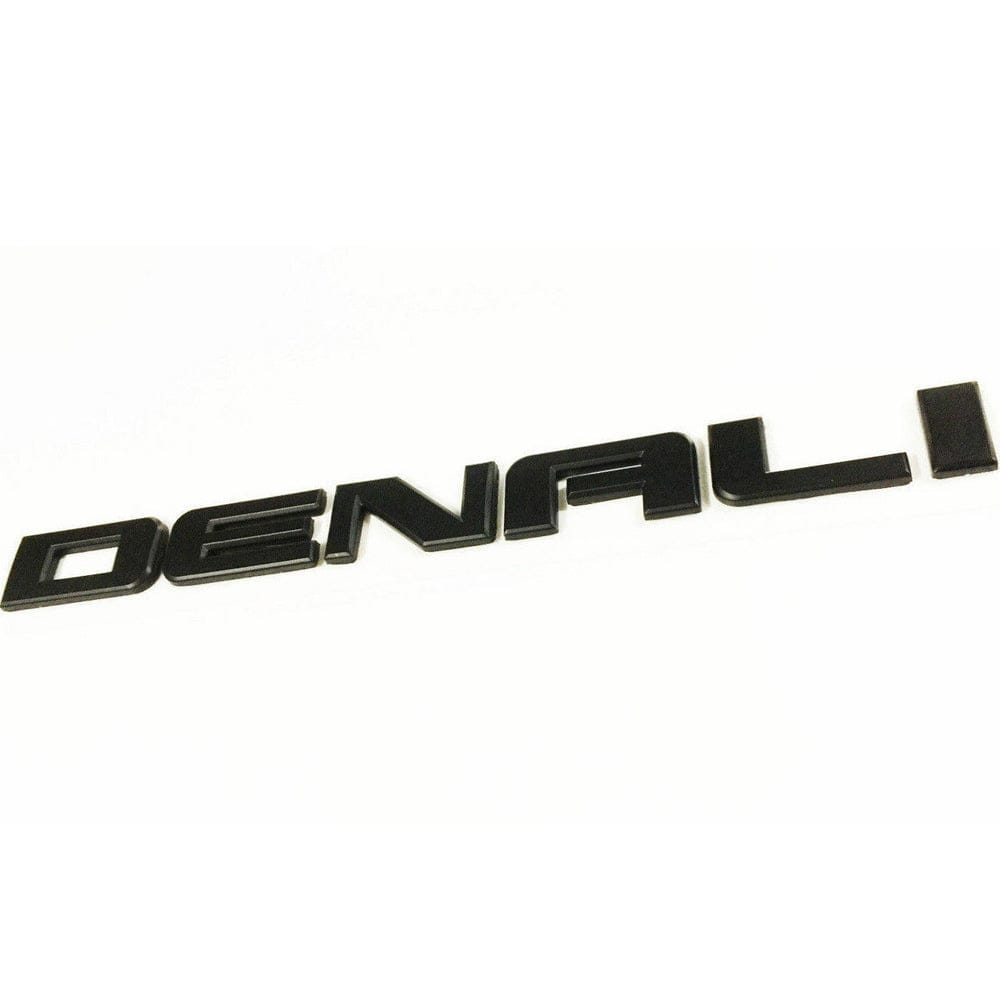 GMC Denali emblem Letter Matte Black 20930232
