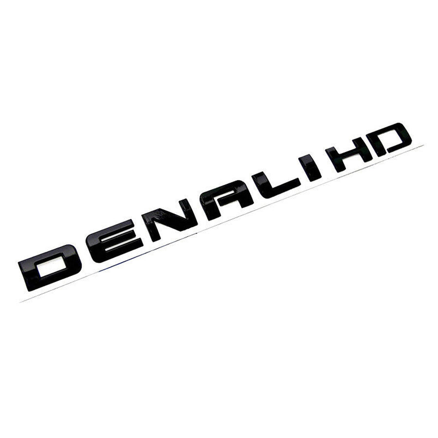 GMC Sierra Denali HD Emblem Glossy Black 25779765