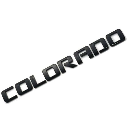 Chevrolet Colorado Emblem Letter Badge Black