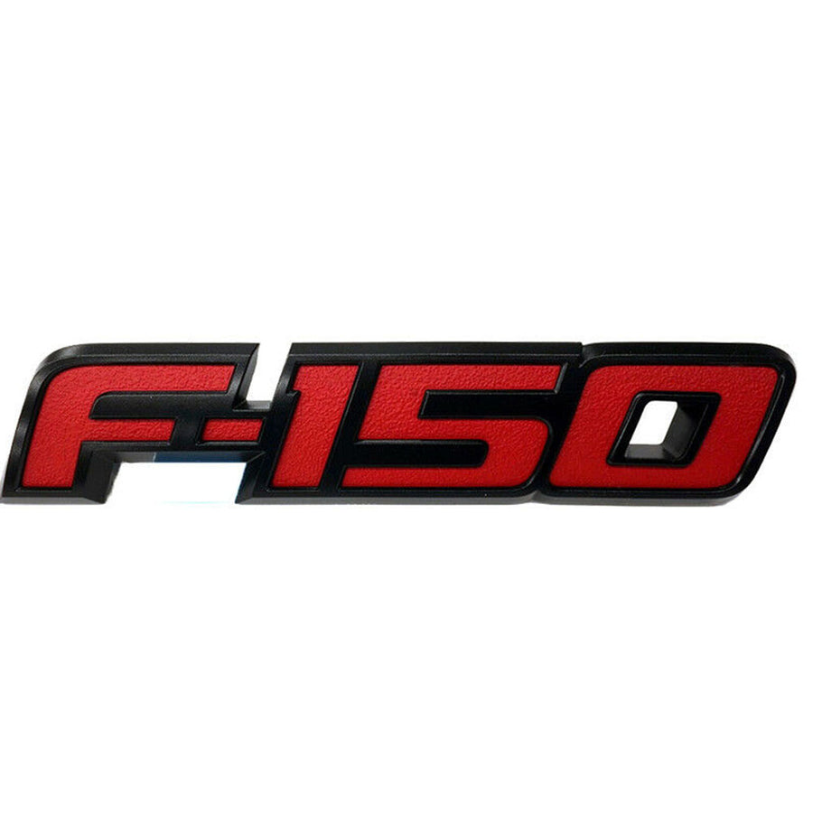Ford F-150 Emblem Rear Tailgate Black Red CL3Z-9942528-A