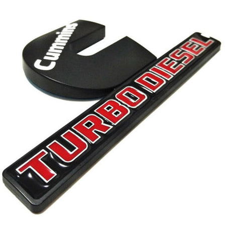 Cummins Emblem Turbo Diesel 68276962AA 2pcs