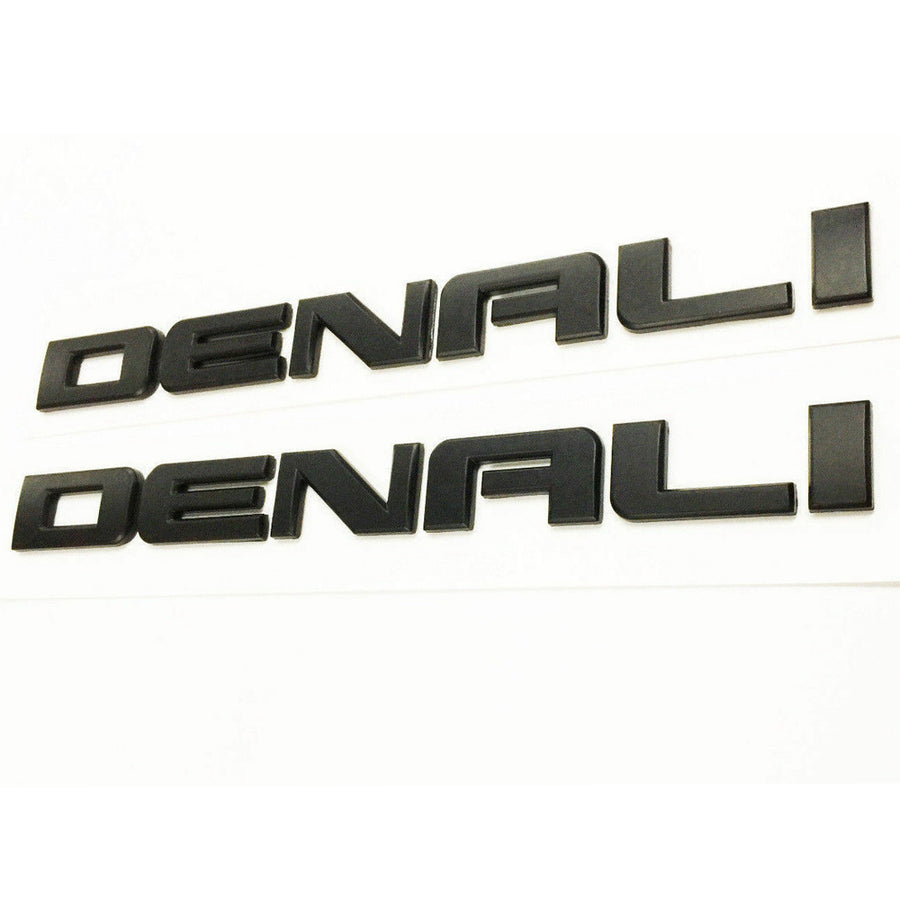 GMC Sierra Denali Emblems Matte Black 20930232