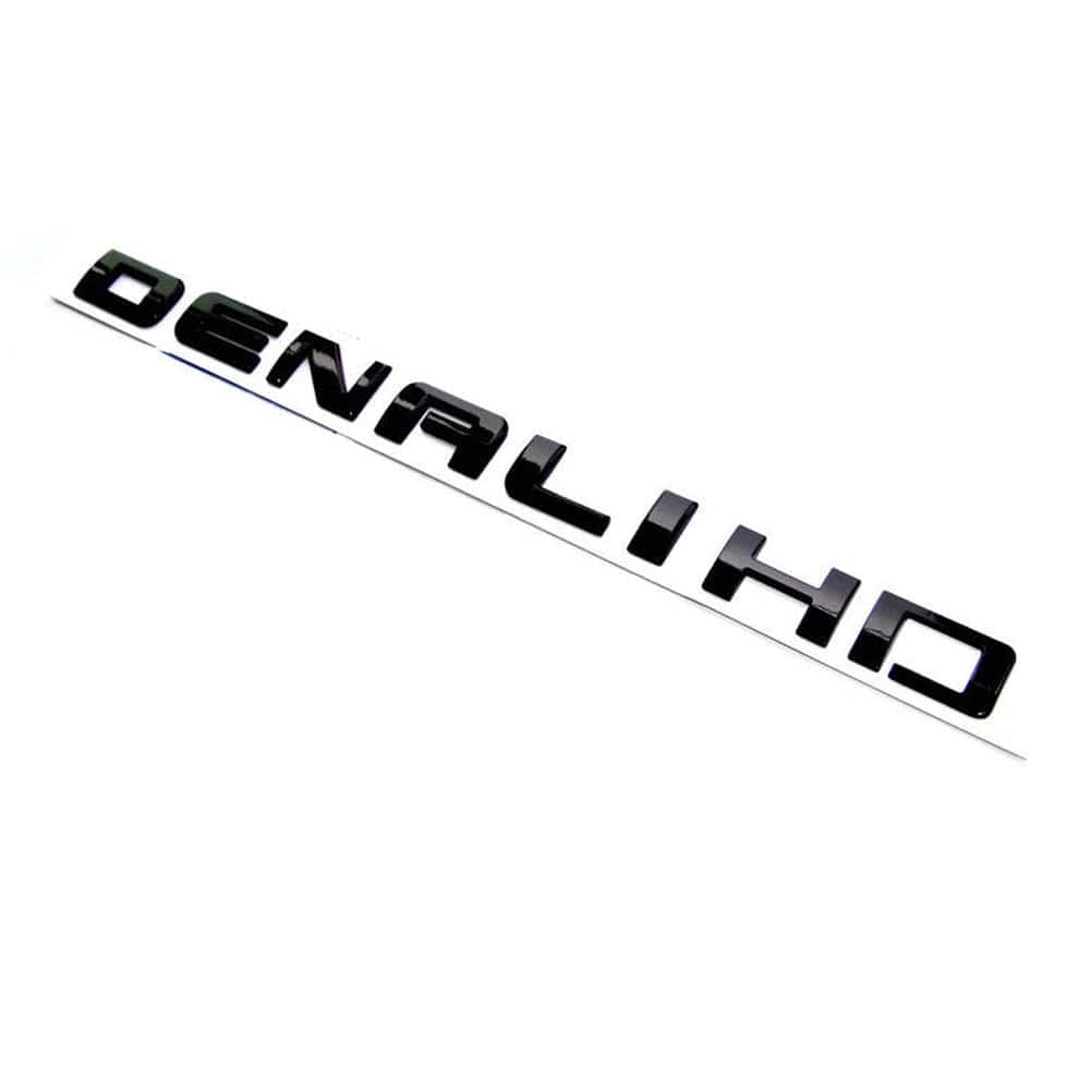 GMC Sierra Denali HD Emblem Matte Black 25779765