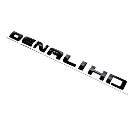 GMC Sierra Denali HD Emblem Matte Black 25779765