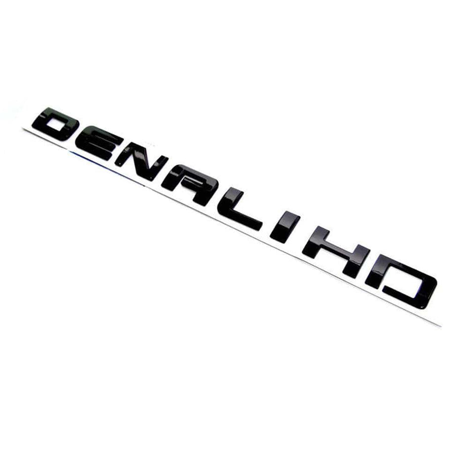 GMC Sierra Denali HD Emblem Matte Black 25779765