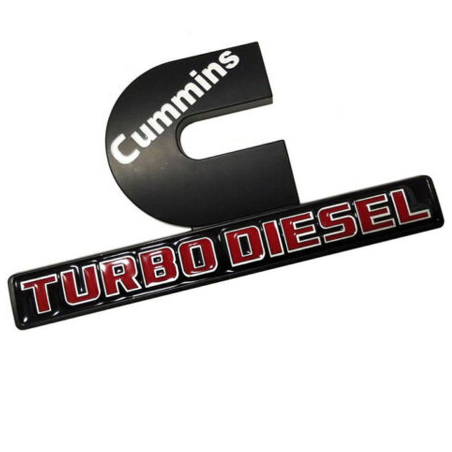 Cummins Emblem Turbo Diesel 68276962AA 2pcs