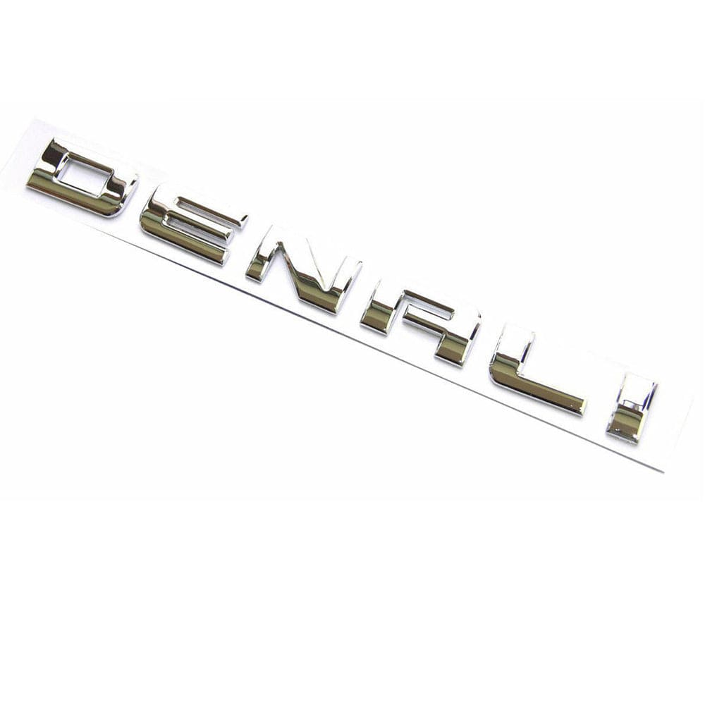 GMC Denali Emblem kit Letter Chrome 20930232