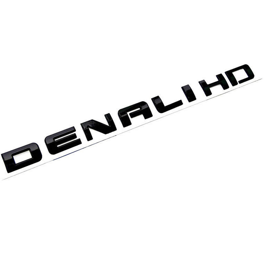 GMC Sierra Denali HD Emblem Matte Black 25779765