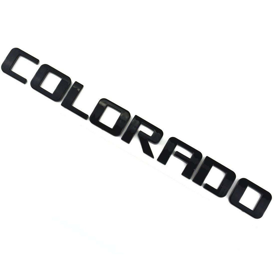 Chevrolet Colorado Emblem Letter Badge Black