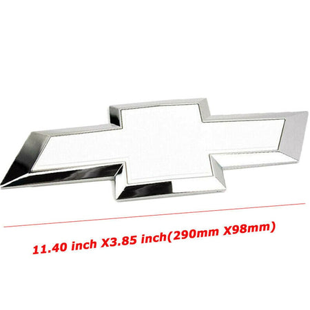Chevrolet Silverado Emblem Tailgate BowTie 22786435 - White