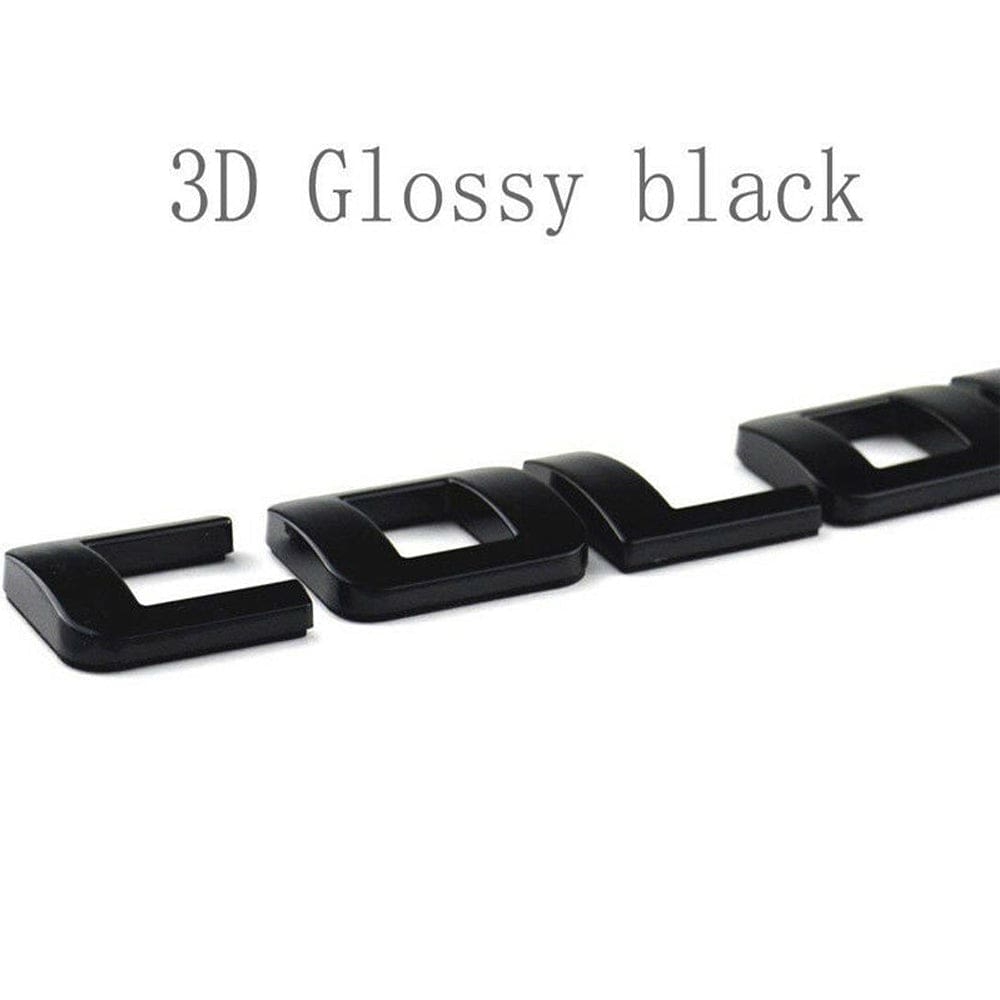 Chevrolet Colorado Emblem Letter Badge Black