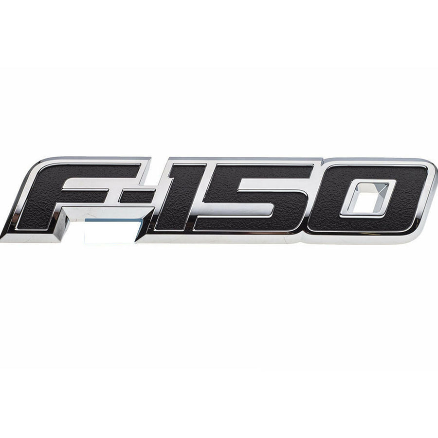 Ford F150 Emblem Rear Tailgate Chrome Black BL3Z9942528A