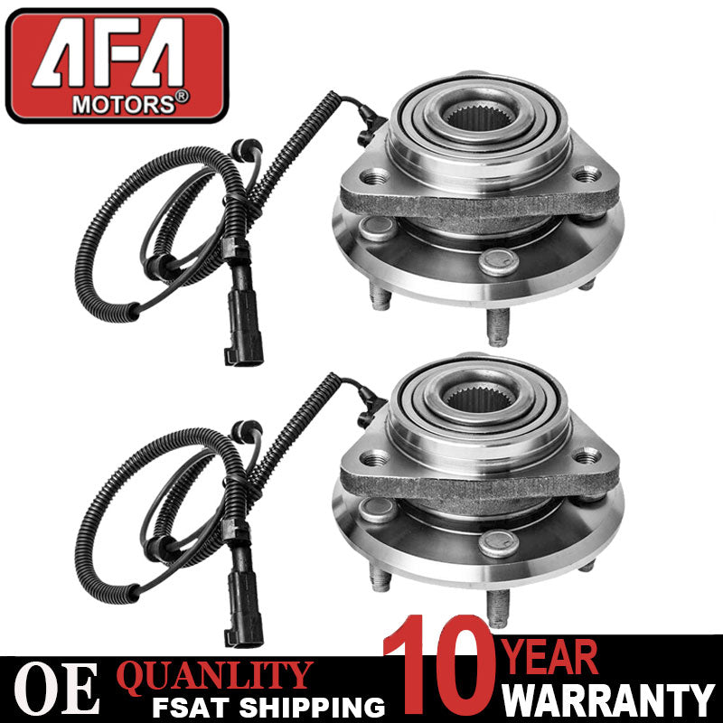 Pair Front Wheel Bearing and Hub For 2007-2011 Dodge Nitro 2008-12 Jeep Liberty