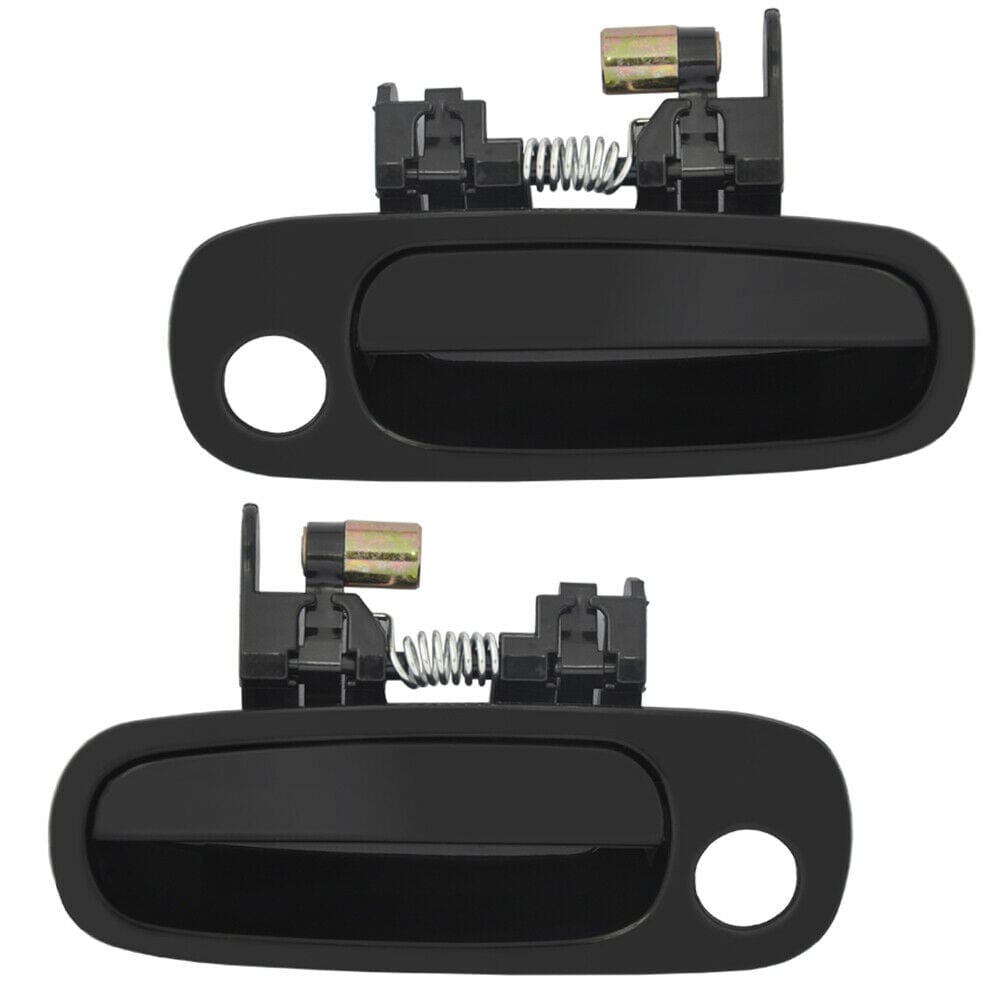 Inside Outside Front And Rear Black Door Handles for Chevy Prizm Toyota Corolla