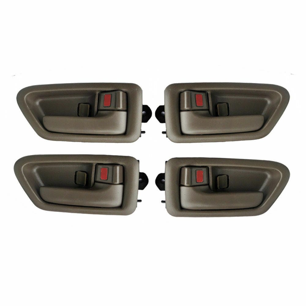 4X Front Rear Left Right Inside Beige Door Handle for 1997-2001 Toyota Camry