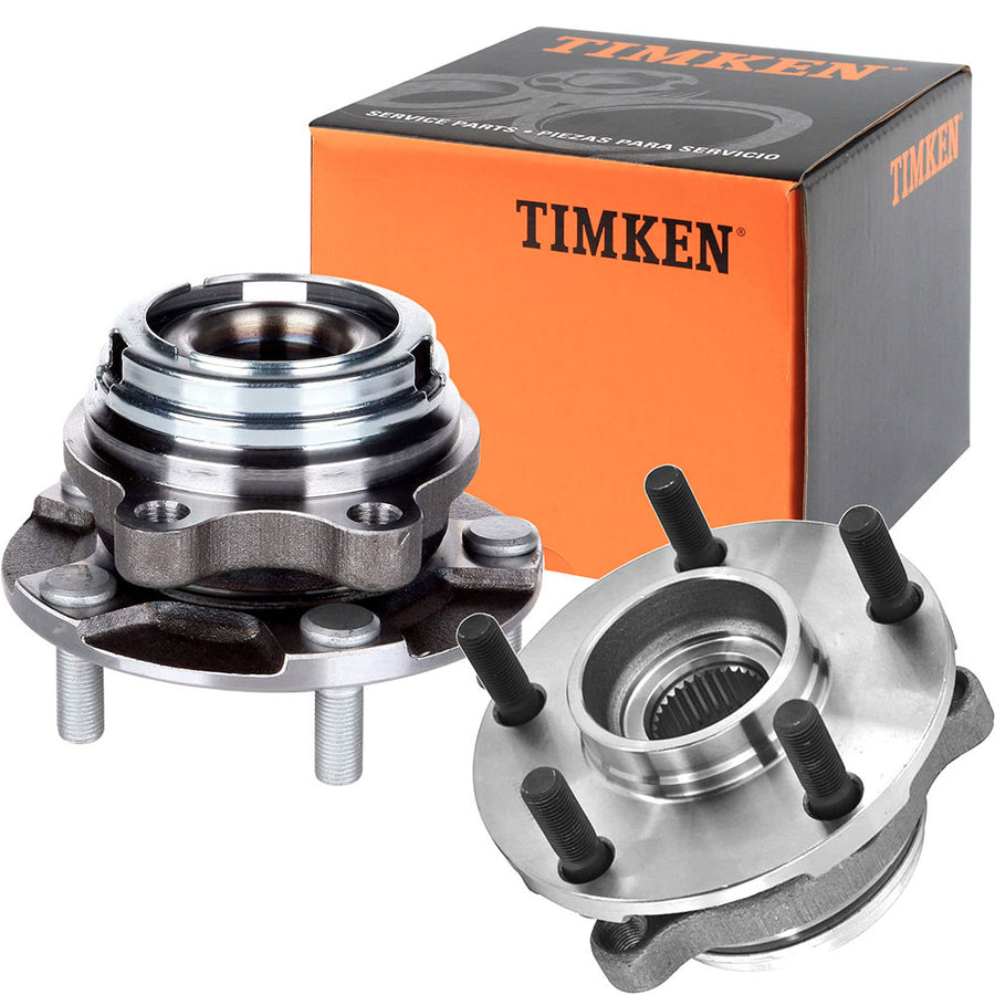 TIMKEN HA590236 Front Right Wheel Hub Bearing Assembly For Nissan Murano Quest w/ABS-2pcs