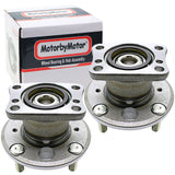 Rear Wheel Bearing Fit 2011-2019 Ford Fiesta Wheel Hub with 4 Lugs, 512490 (2 Pack)