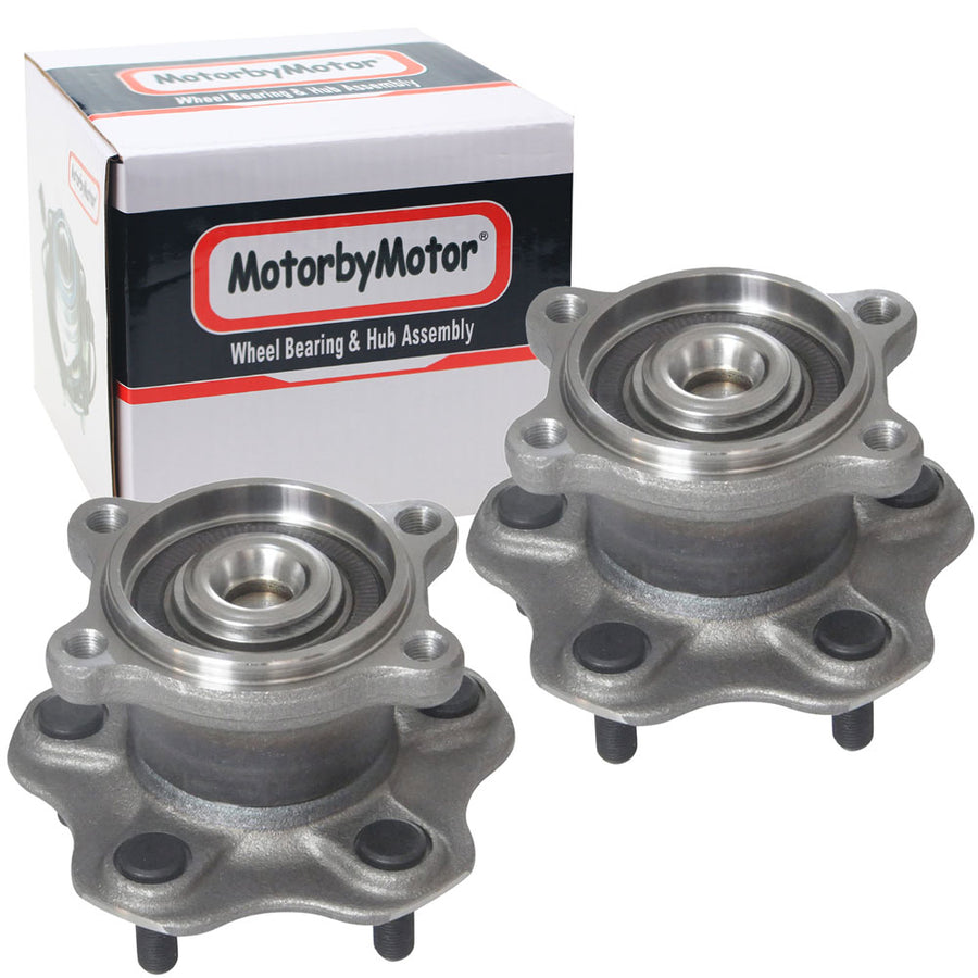 Rear Wheel Bearing and Hub Assembly Fits for 2002-2006 Nissan Altima, 2004-2008 Nissan Maxima, 2004-2009 Nissan quest Wheel Hub w/5 Lugs-512292 - 2 PACK