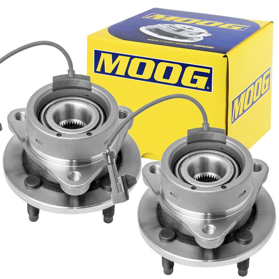 MOOG 513204 Front Wheel Bearing Hub 2003-2010 Chevy Cobalt Saturn Ion Pontiac G5 Pursuit (set of 2)