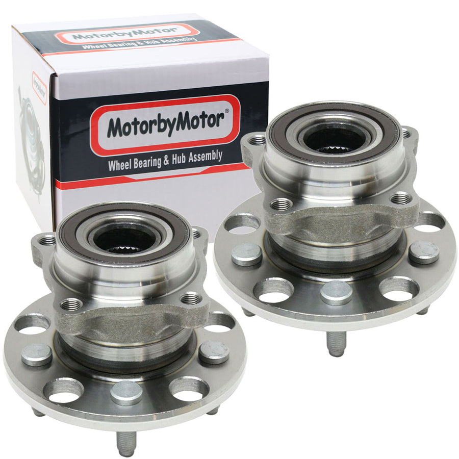 Rear Wheel Bearing Hub Assembly Fits for Lexus GS F/GS300/GS350/GS430/GS450H/GS460/IS F/IS250/IS350/RC F Wheel Hub w/5 Lugs, w/ABS-512337 (2 PACK)