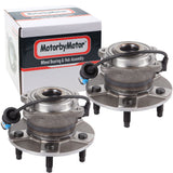 MotorbyMotor 512229 Rear Wheel Bearing & Hub Assembly Fits for 2005-2006 Chevy Equinox, 2006 Pontiac Torrent, 2002-2007 Saturn Vue Wheel Hub w/5 Lugs, w/ABS - 2 PACK