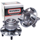 Rear Wheel Bearing Hub Assembly Fits for 2006-2011 Acura CSX, 2006-2011 Honda Civic Wheel Hub w/5 Lugs, w/ABS-512256 - 2 PACK