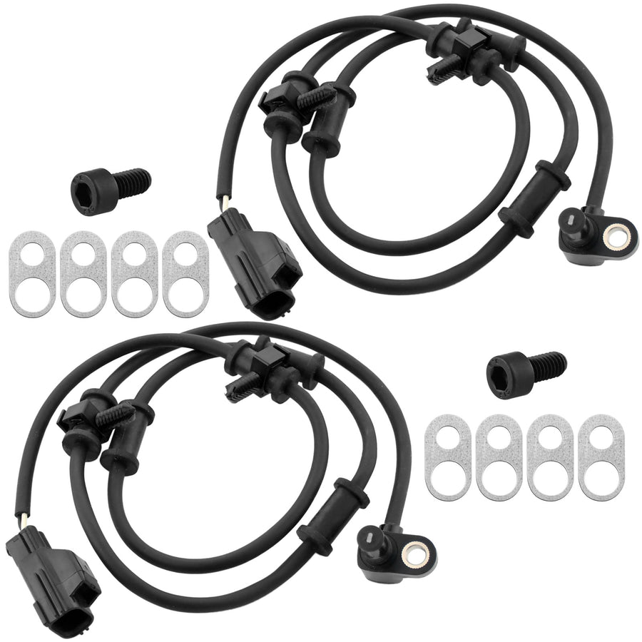 Front Wheel Speed ABS Sensor Fits for Dodge Ram 2500 Pickup 2003-2005, Dodge Ram 3500 Pickup 2003-2005-Wheel Speed ABS Assembly-2 Pack