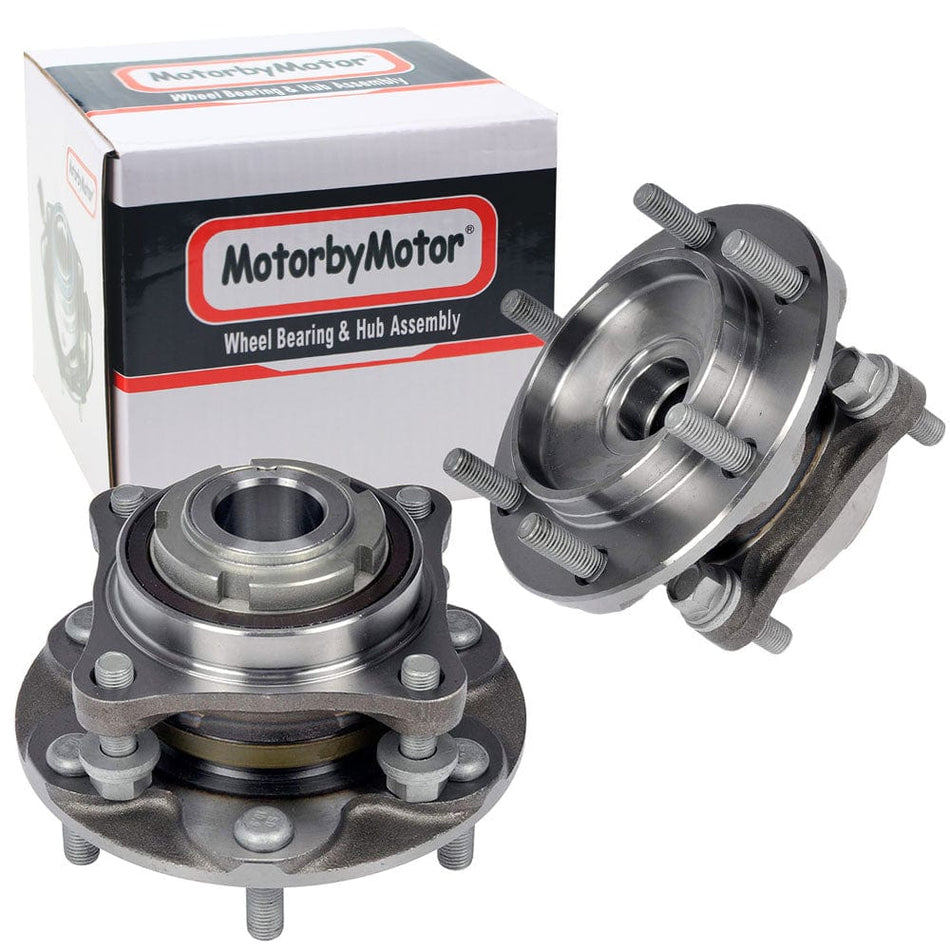 Front Wheel Bearing Fit Toyota 4Runner 2003-2019, FJ Cruiser 2007-2009, Hilux 2015-2017,Tacoma 2015-2019 Wheel Hub w/6 Lugs, RWD, 950-004 (2 Pack)