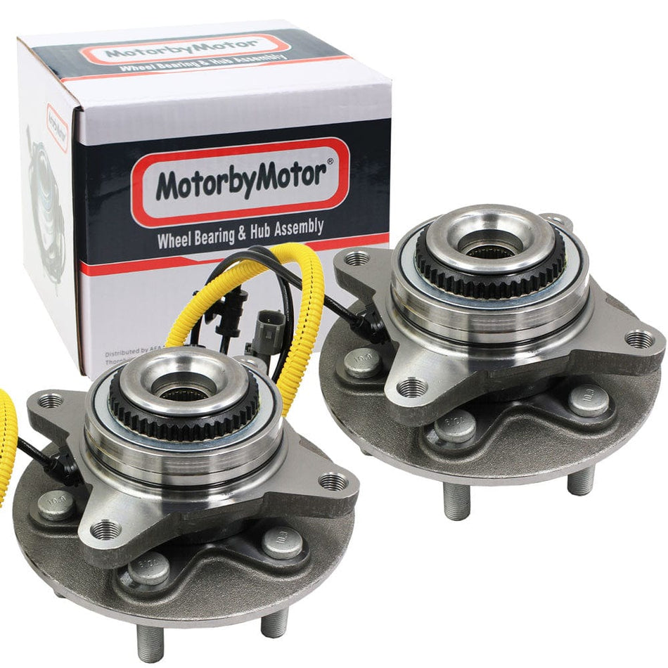 MotorbyMotor 515181 Front Wheel Bearing Hub Assembly for 2018 Ford Expedition, 2018 Lincoln Navigator
