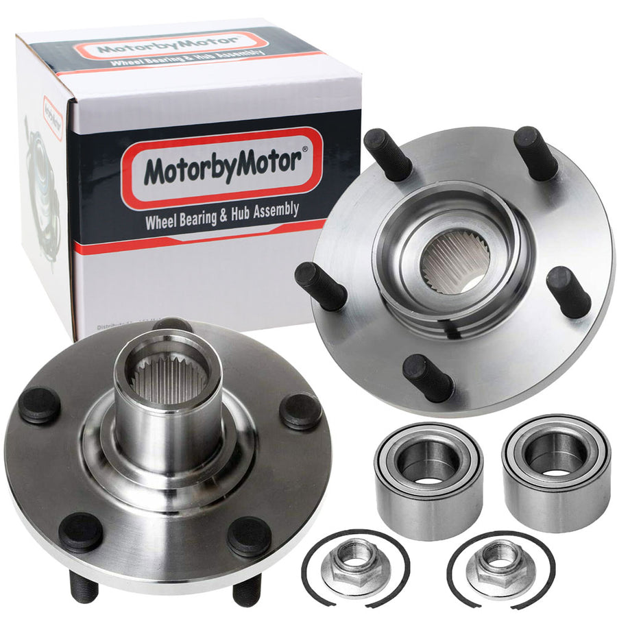 Front Wheel Bearing for Infiniti I30, Infiniti I35, Nissan Altima , Nissan Maxima Wheel Hub w/5 Lugs-518516 (2 PACK)