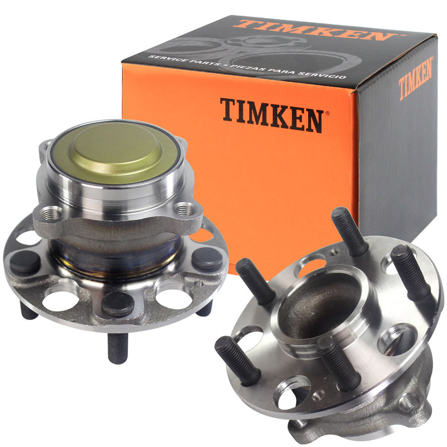 TIMKEN HA590484 Rear Wheel Bearing and Hub Assembly For Honda Accord 5 Lug W/ABS-2pcs