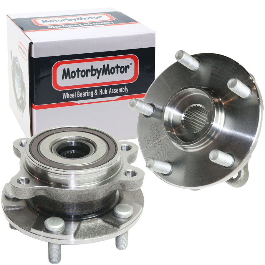 MotorbyMotor 513257 Front Wheel Bearing Hub Assembly Toyota Prius V/Corolla IM, Lexus HS250H, Scion IM/TC/XB, 2006- 2012Toyota RAV4-5 Lugs (2 PACK)