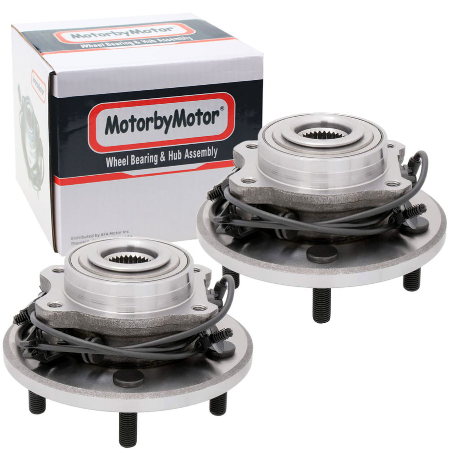 MotorbyMotor 512330 Rear Wheel Bearing & Hub Assembly Fits for 2007 2008 Chrysler Pacifica Wheel Hub w/5 Lugs - 2 PACK