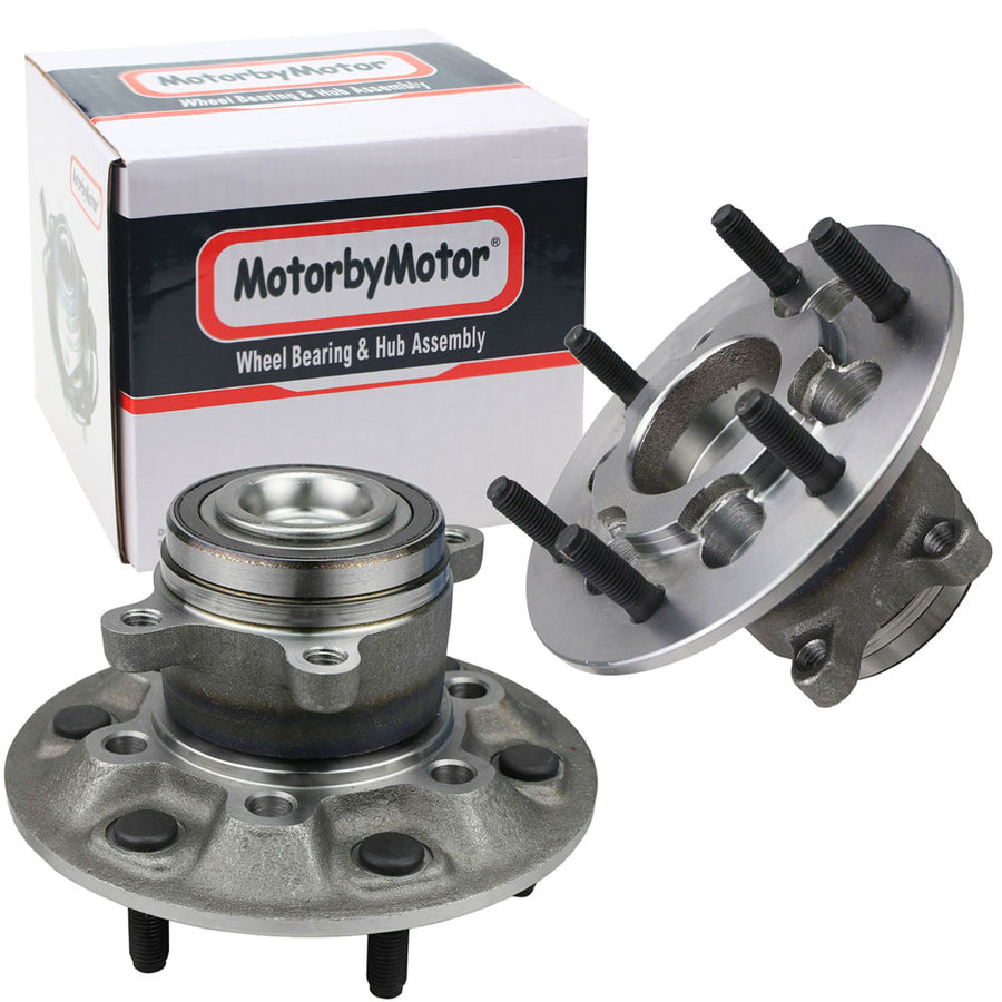 Front Wheel Bearing Fit Chevrolet Colorado, GMC Canyon 2009-2012 Wheel Hub,6 Lugs, w/ABS 2WD RWD,515120 (2 PACK)