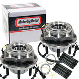 Front Wheel Bearing Fit Ford F-250 F-350 F-450 F-550 Super Duty Wheel Hub  w/ABS w/8 Lugs, 4WD, 515081 (2 PACK)