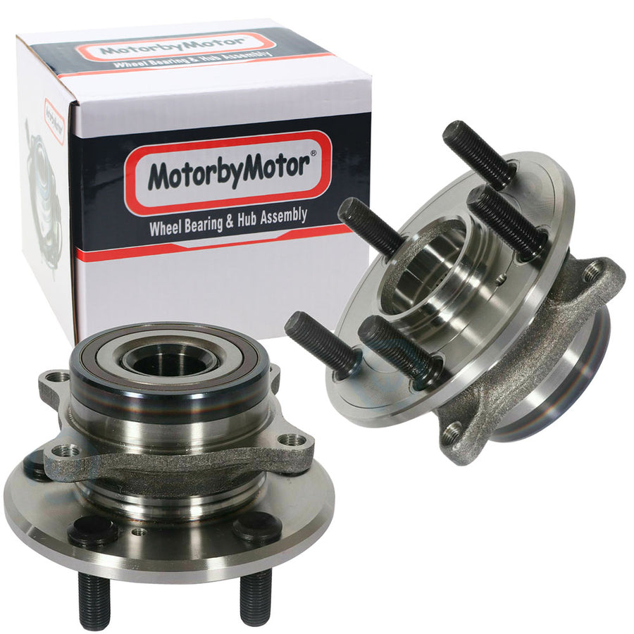 Front Wheel Bearing Fit 2011-2017 Honda Odyssey Wheel Hub w/ABS 5 Lugs, 513293 (2 Pack)