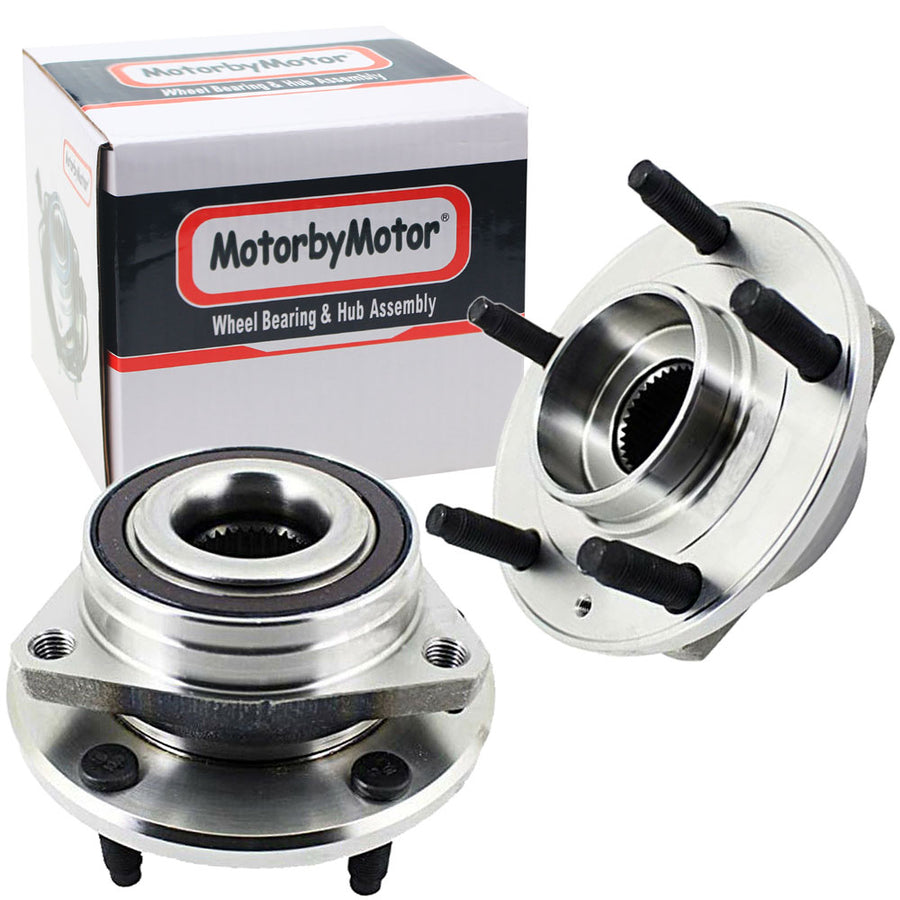 Front Wheel Bearing for 1999-2001 Ford F-250 F-350 Super Duty Wheel Hub w/8 Lugs, w/2 Wheel ABS-515021 (2 PACK)