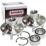 MotorbyMotor 518512 Front Wheel Bearing Hub Assembly Fits for 1995-1999 Dodge Neon, 1995-1999 Plymouth Neon Wheel Hub w/5 Lugs-2 Pack