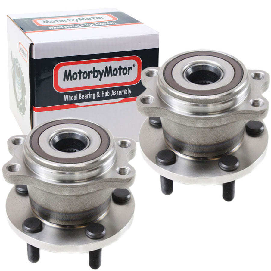 Rear Wheel Bearing for 2005-2009 Subaru Legacy, 2005-2009 Subaru Outback Wheel Hub w/5 Lugs 512293 (2 PACK)