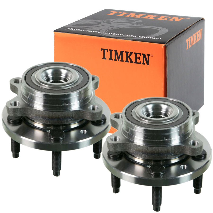 TIMKEN HA590261 Rear Front Wheel Bearing Hub Assembly for Ford 09-18-FWD (2 PACK)