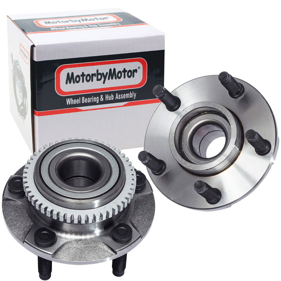 MotorbyMotor 513115 Front Wheel Bearing & Hub Assembly Fits for  Ford Mustang 1994 1995 1996 1997 1998 1999 2000 2001 2002 2003 2004 Wheel Hub w/5 Lug w/ABS - 2 PACK