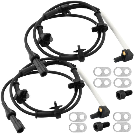 Front Wheel Speed ABS Sensor Fits for Ford Explorer Sport Trac Ranger, Mazda B4000, Mercury Mountaineer-Wheel Speed ABS Assembly-2 Pack