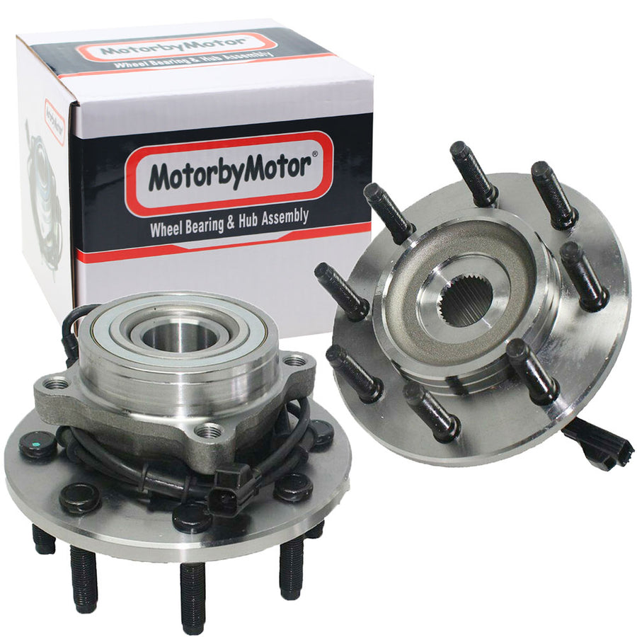 Front Wheel Bearing Fit 2003-2005 Dodge Ram 2500 3500 Wheel Hub w/ABS 4WD, 515061 (2 PACK)